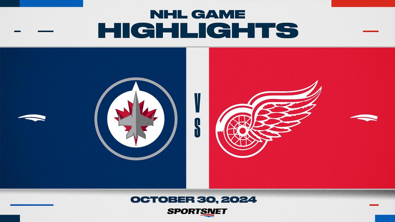 NHL Highlights: Jets 6, Red Wings 2