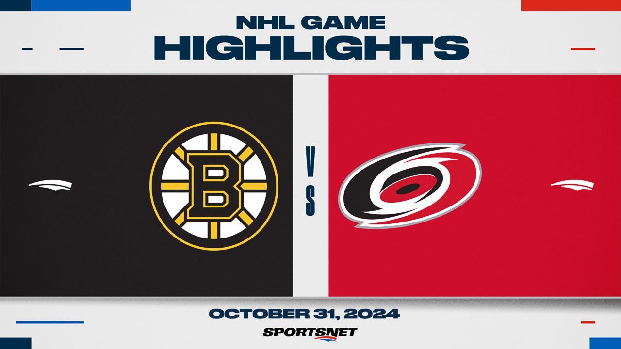 NHL Highlights: Hurricanes 8, Bruins 2