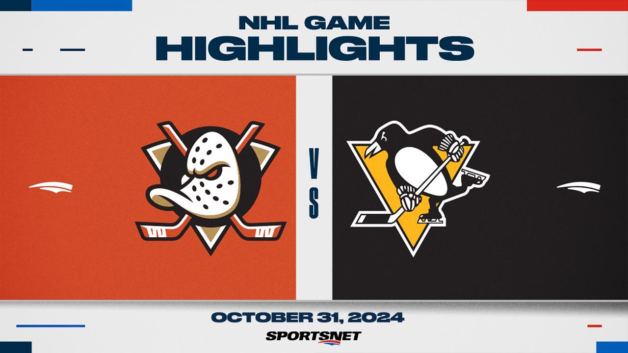 NHL Highlights: Penguins 2, Ducks 1 (OT)