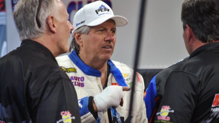 John Force is seen above in 2018. (AP)