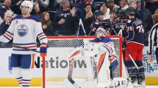 Oilers blown out by Blue Jackets after losing McDavid to injury