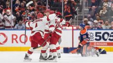 Sebastian Aho, Hurricanes storm back to beat Oilers in overtime