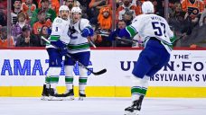 &#8216;He should be really proud&#8217;: Canucks cap Myers&#8217; emotional milestone night with win