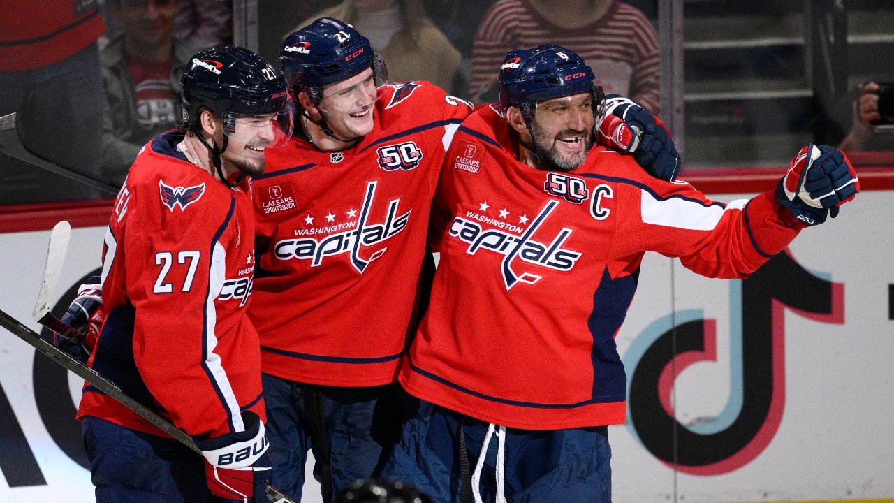 Ovechkin scores 858th goal to go with two assists as Capitals beat Canadiens