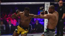 Francis Ngannou reacts to emotional win over Renan Ferreira in PFL debut