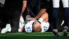 Lions&#8217; Aidan Hutchinson likely down 4-6 months with broken leg