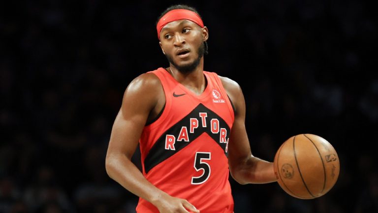 Toronto Raptors guard Immanuel Quickley. (Heather Khalifa/AP)