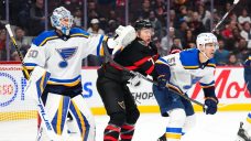 Did Blues&#8217; Binnington challenge Senators&#8217; Ullmark to fight?