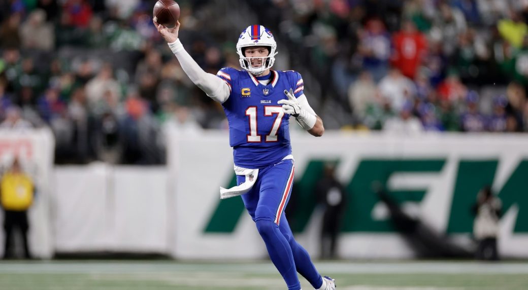 Allen helps Bills win wild, penalty-filled affair over Jets and take control in AFC East