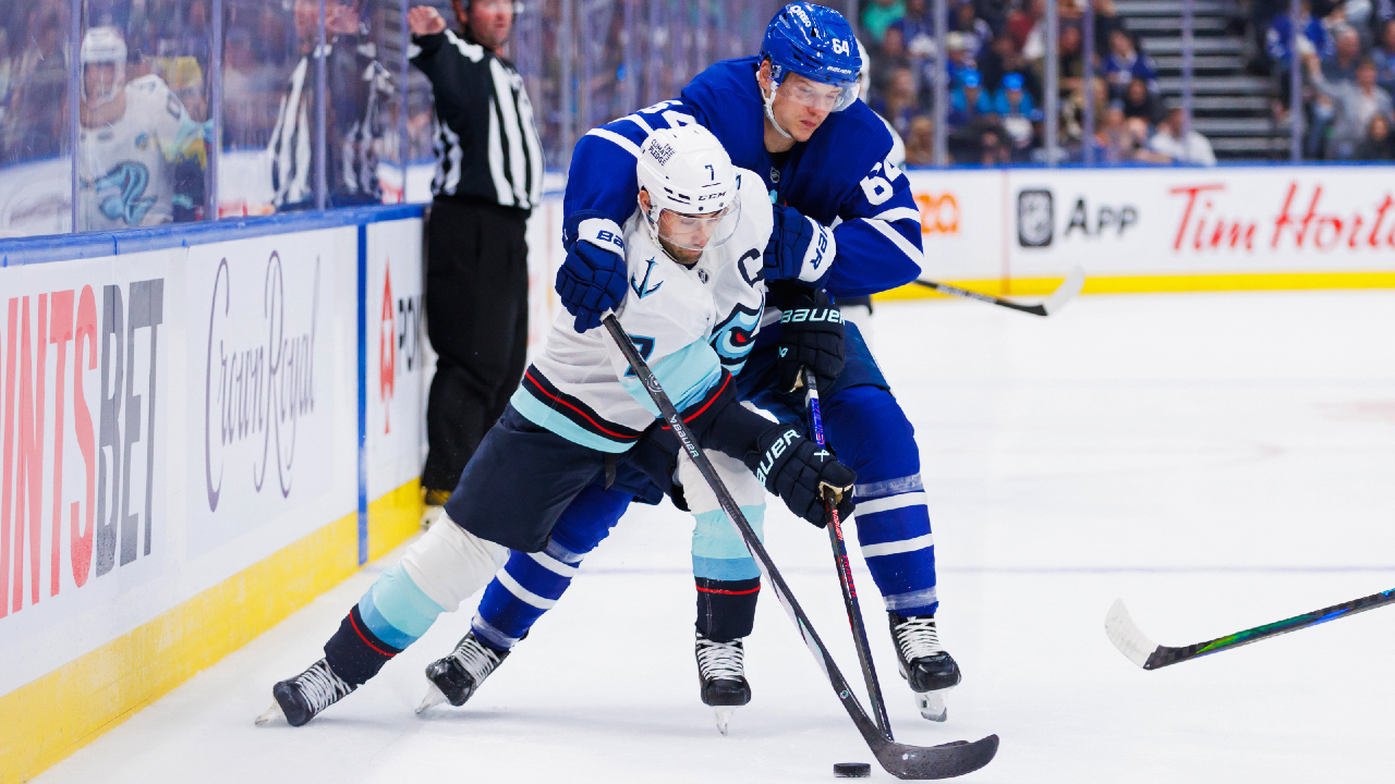 Nylander, Maple Leafs sink Kraken for second straight win