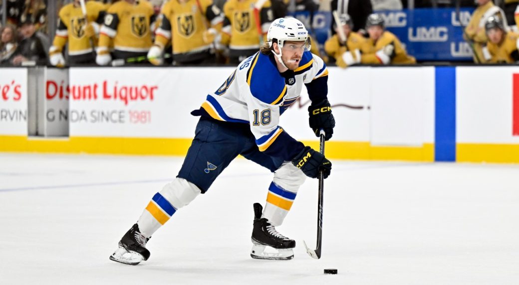 Blues Place Robert Thomas On Injured Reserve With Fractured Ankle