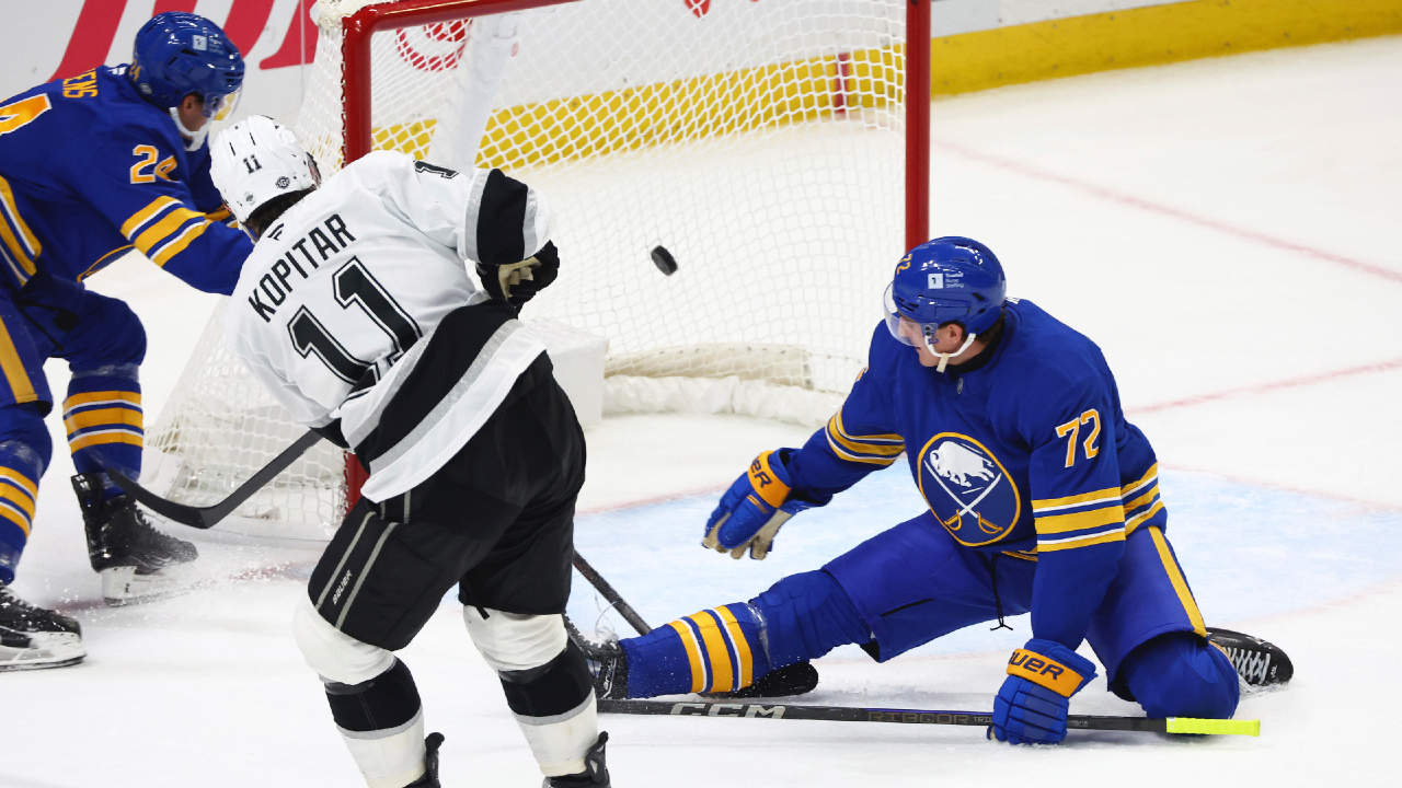 NHL Roundup: Kings’ Kopitar scores hat trick in season-opening win over Sabres