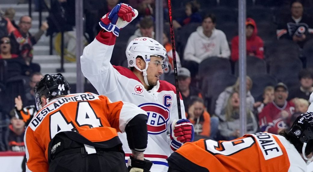 Suzuki and Gallagher lead the Canadiens over the Flyers for second-straight win