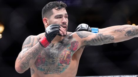 Anthony-Hernandez-throws-a-punch-during-a-middleweight-bout-at-UFC-298