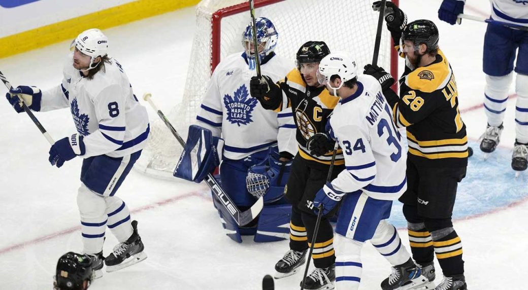 Maple Leafs fall to Bruins after Marchand scores first of season in overtime