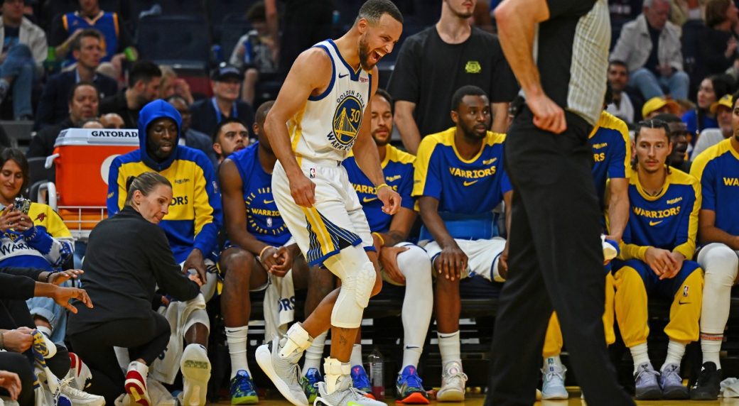 Warriors’ Stephen Curry sustains left peroneal strain, to be re-evaluated Friday