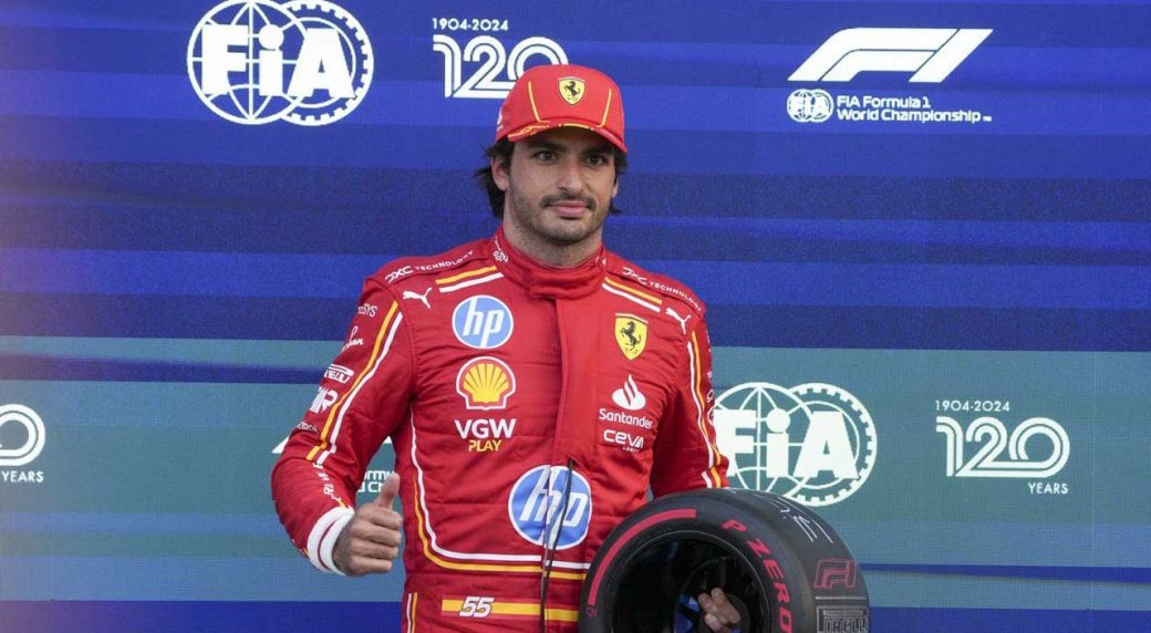 Carlos Sainz puts Ferrari on pole for Mexican GP as Perez’s miserable season continues