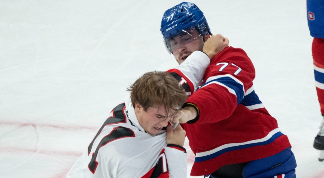 Canadiens, Senators exchange hits, words in intense pre-season game