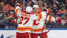 Flames journeyman Justin Kirkland the unlikely hero in first Battle of Alberta