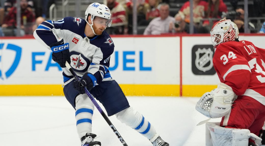 Kyle Connor Shines with Three Points as Jets Crush Red Wings 6-2 - BVM ...