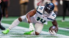 Seahawks receiver DK Metcalf to miss game against Bills with knee injury