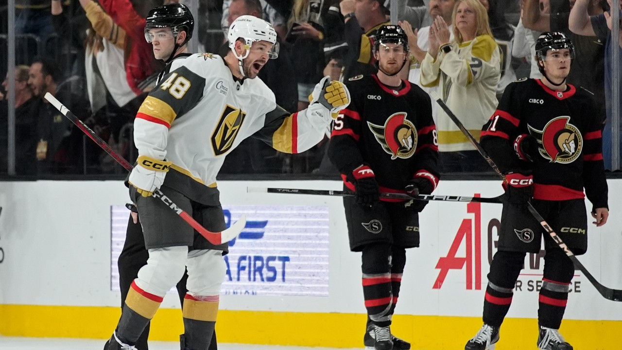 Senators can’t hold late lead, lose to Golden Knights in Ullmark’s return