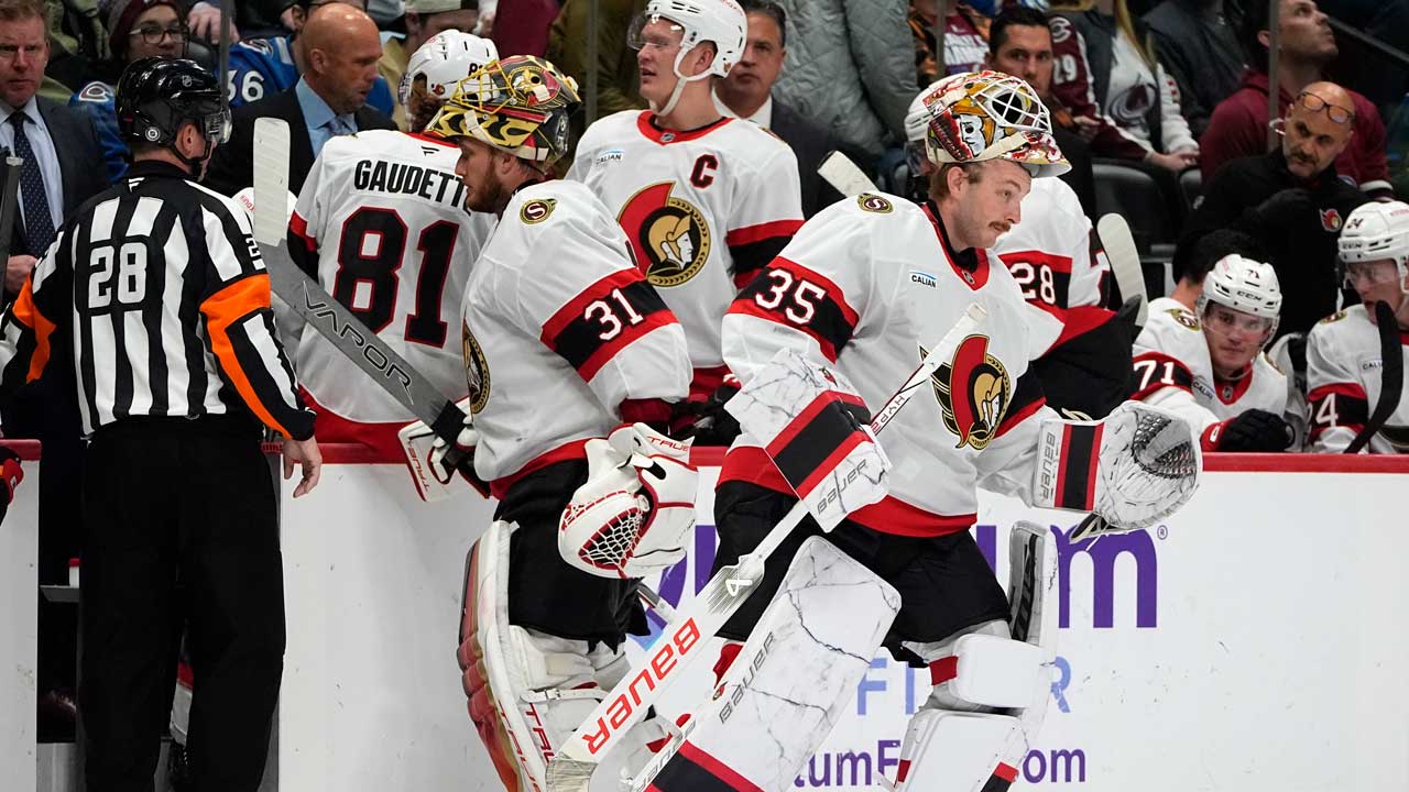 Goalie Carousel: Senators’ Forsberg, Ullmark trade spots in net — twice