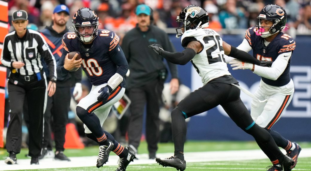 Caleb Williams Throws Four Touchdowns, Bears Hold Tea Party In Rout Of ...