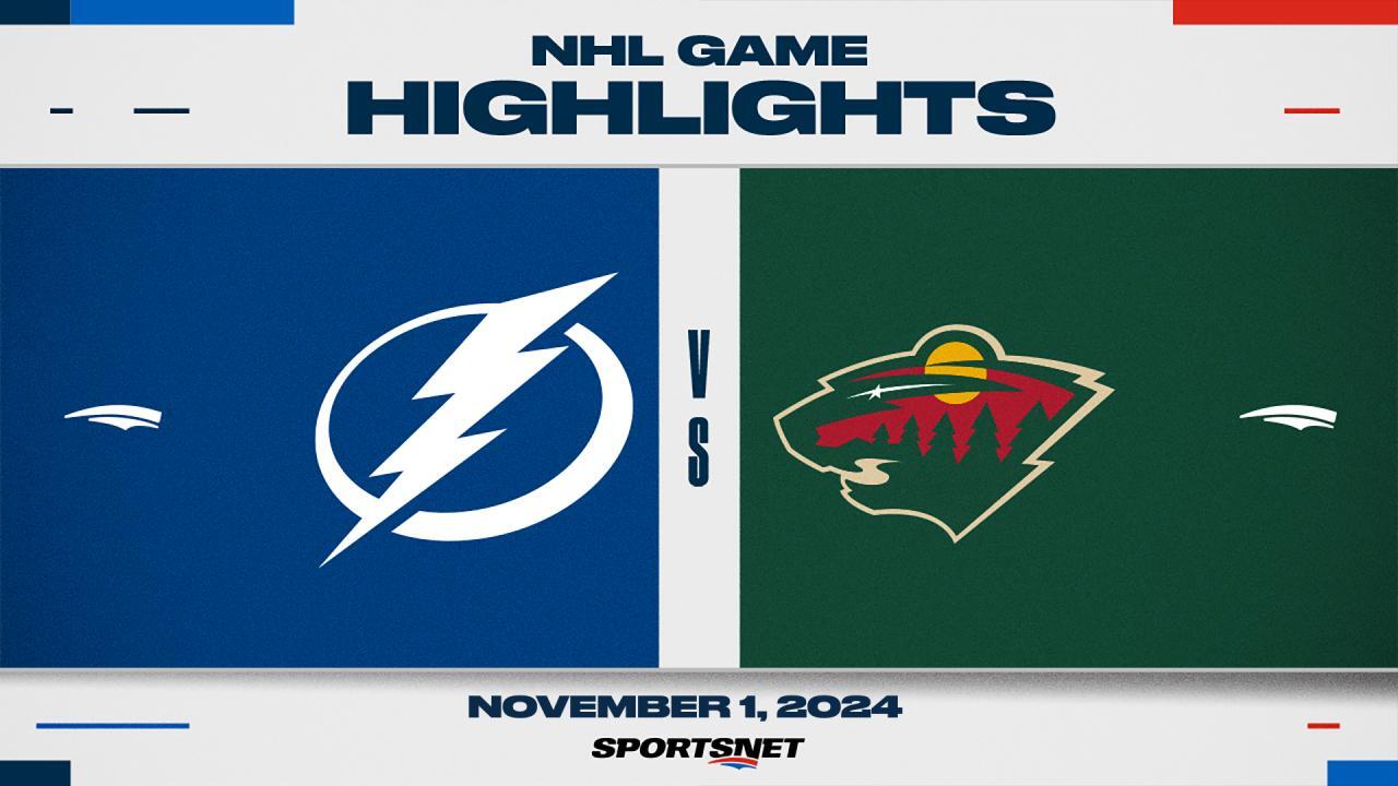 NHL Highlights: Wild 5, Lightning 3