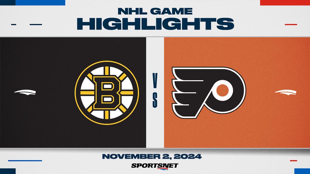 NHL Highlights: Bruins 3, Flyers 0