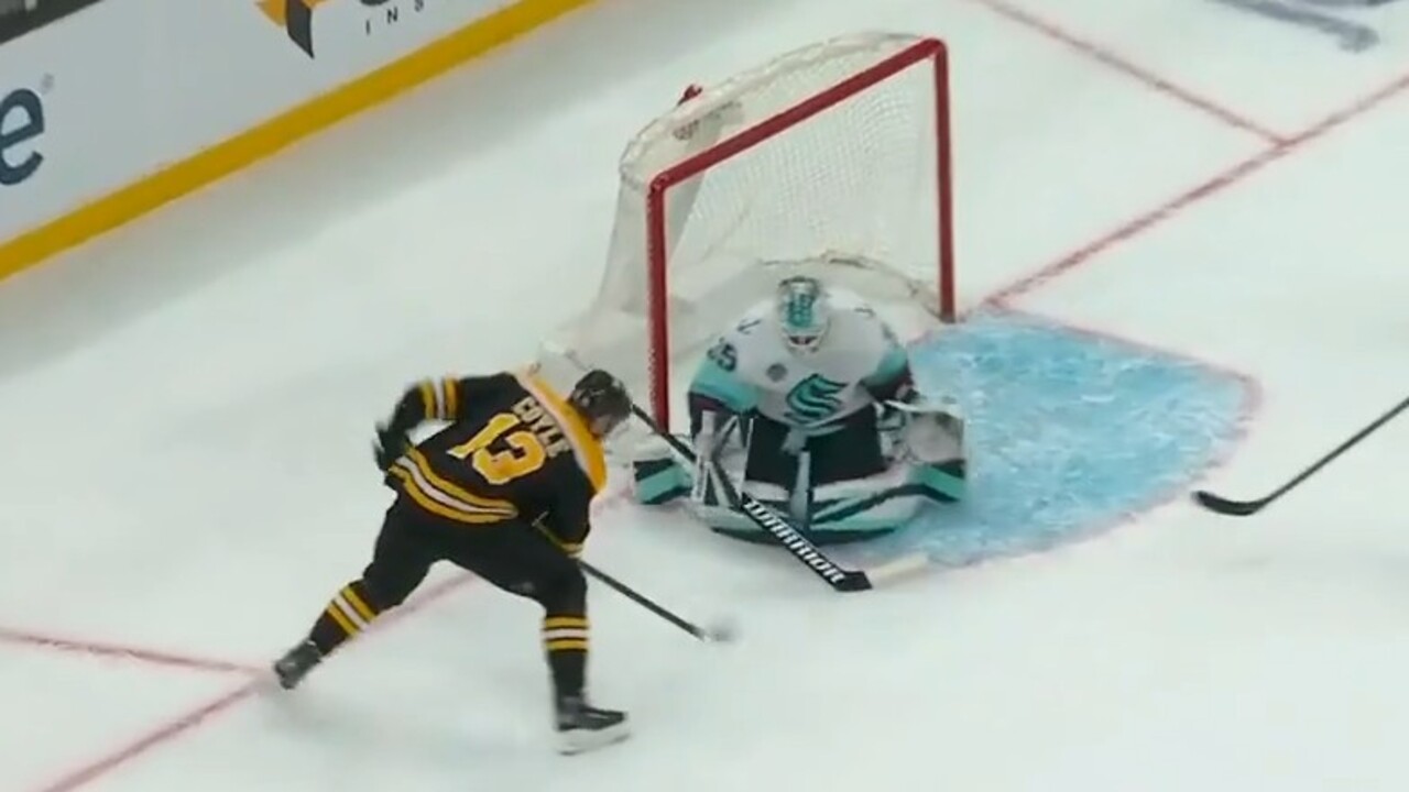 Bruins’ Coyle undresses Kraken’s Daccord for filthy power play goal