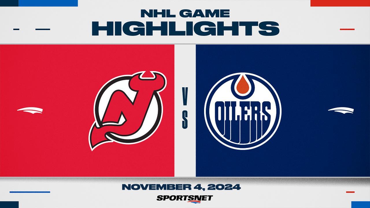 NHL Highlights: Devils 3, Oilers 0