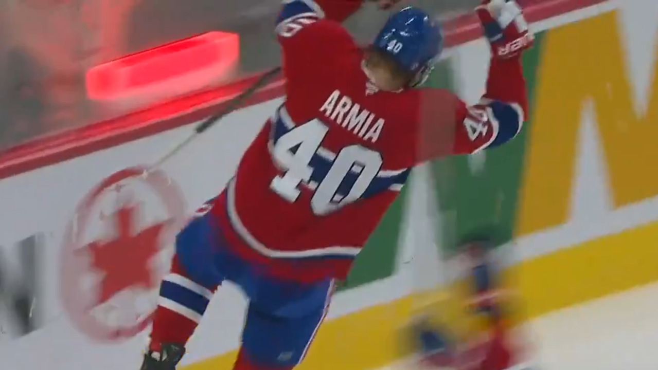 Canadiens’ Armia pots go-ahead short-handed goal vs. Flames