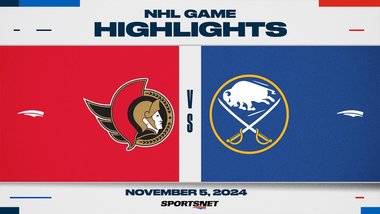 NHL Highlights: Sabres 5, Senators 1