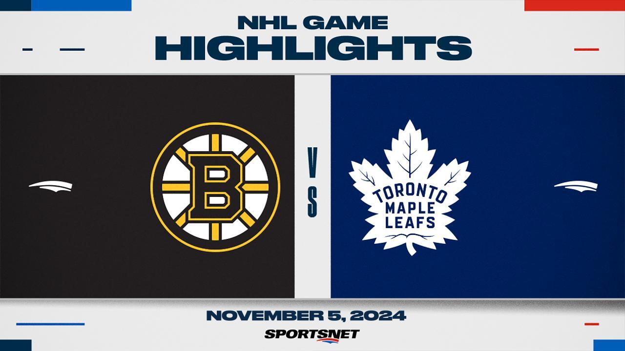 NHL Highlights: Maple Leafs 4, Bruins 0