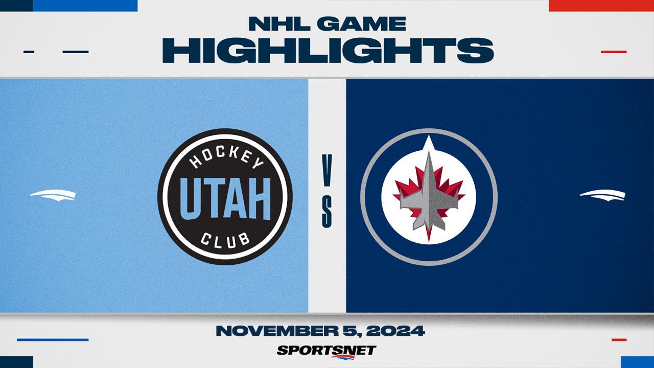 NHL Highlights: Jets 3, Utah HC 0