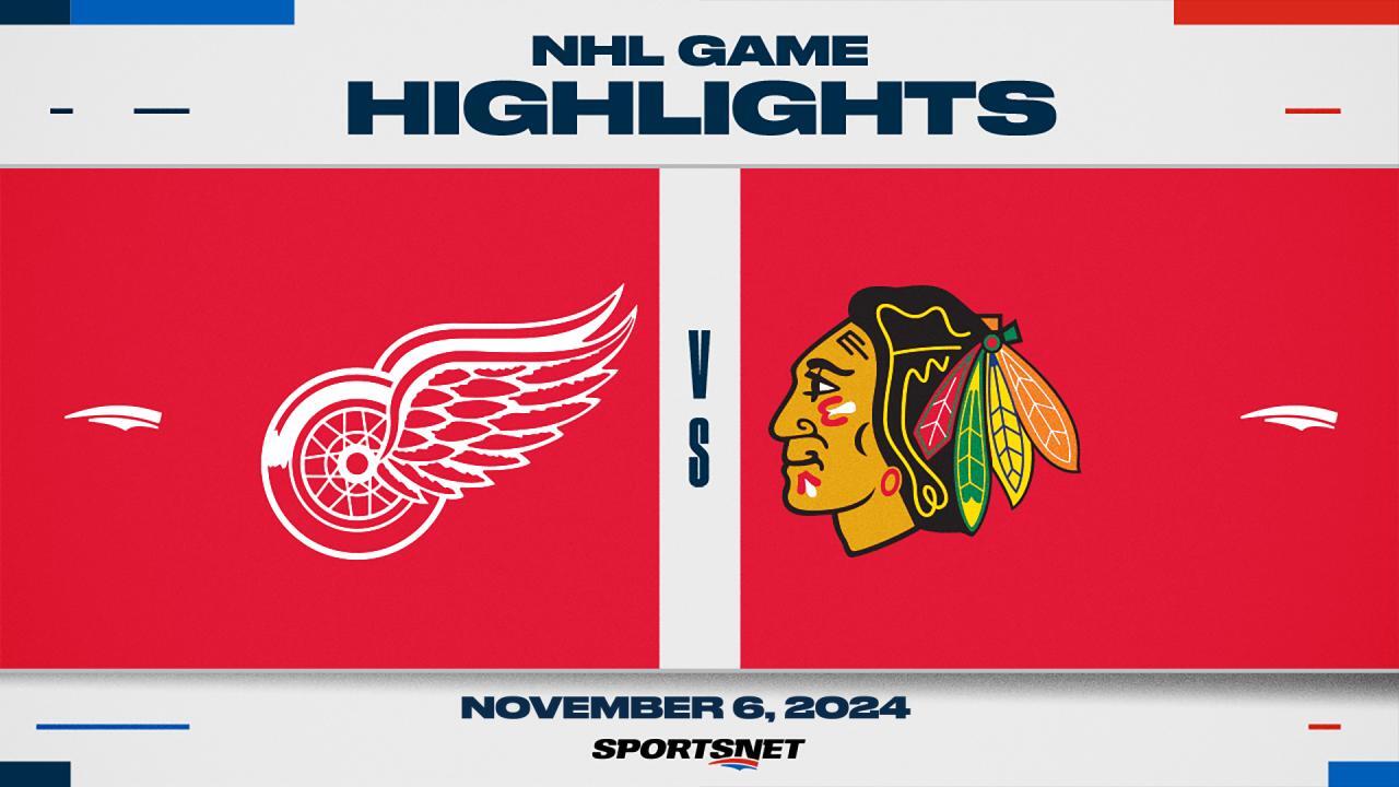 NHL Highlights: Red Wings 4, Blackhawks 1