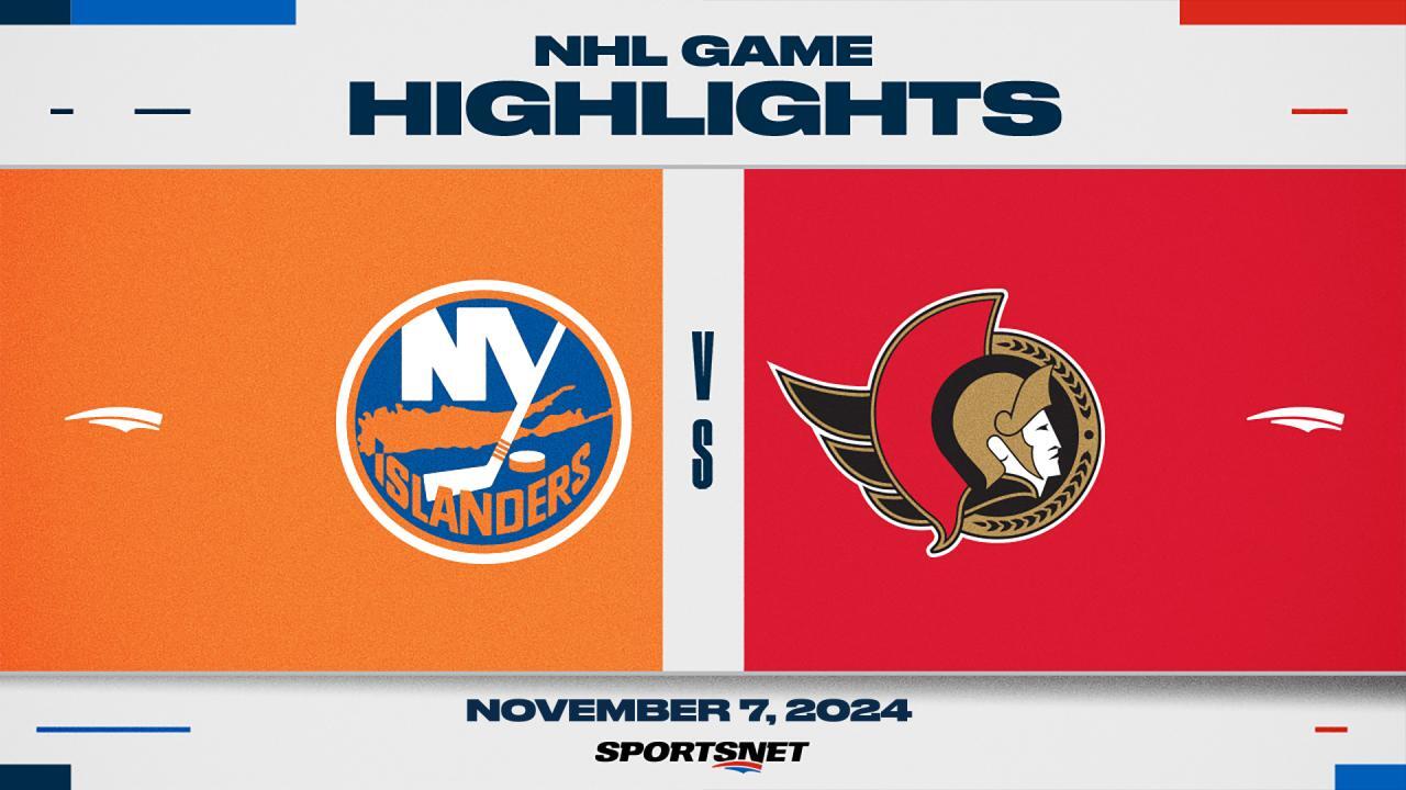 NHL Highlights: Islanders 4, Senators 2