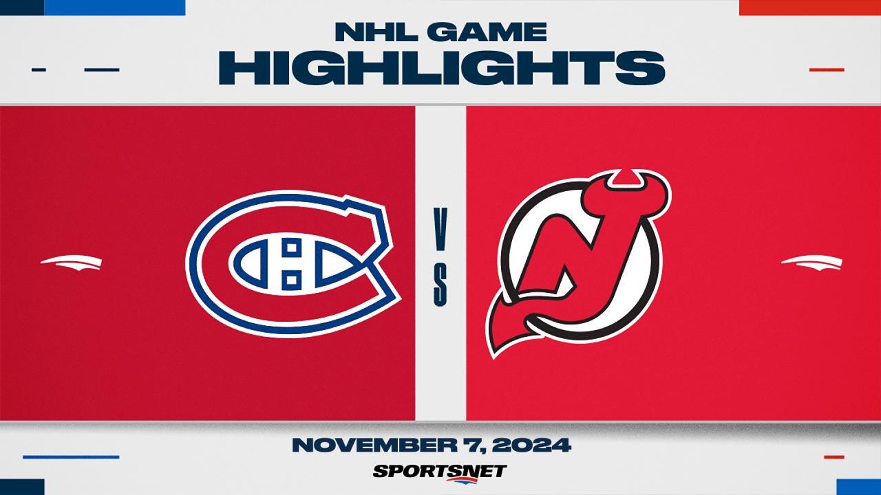 NHL Highlights: Devils 5, Canadiens 3