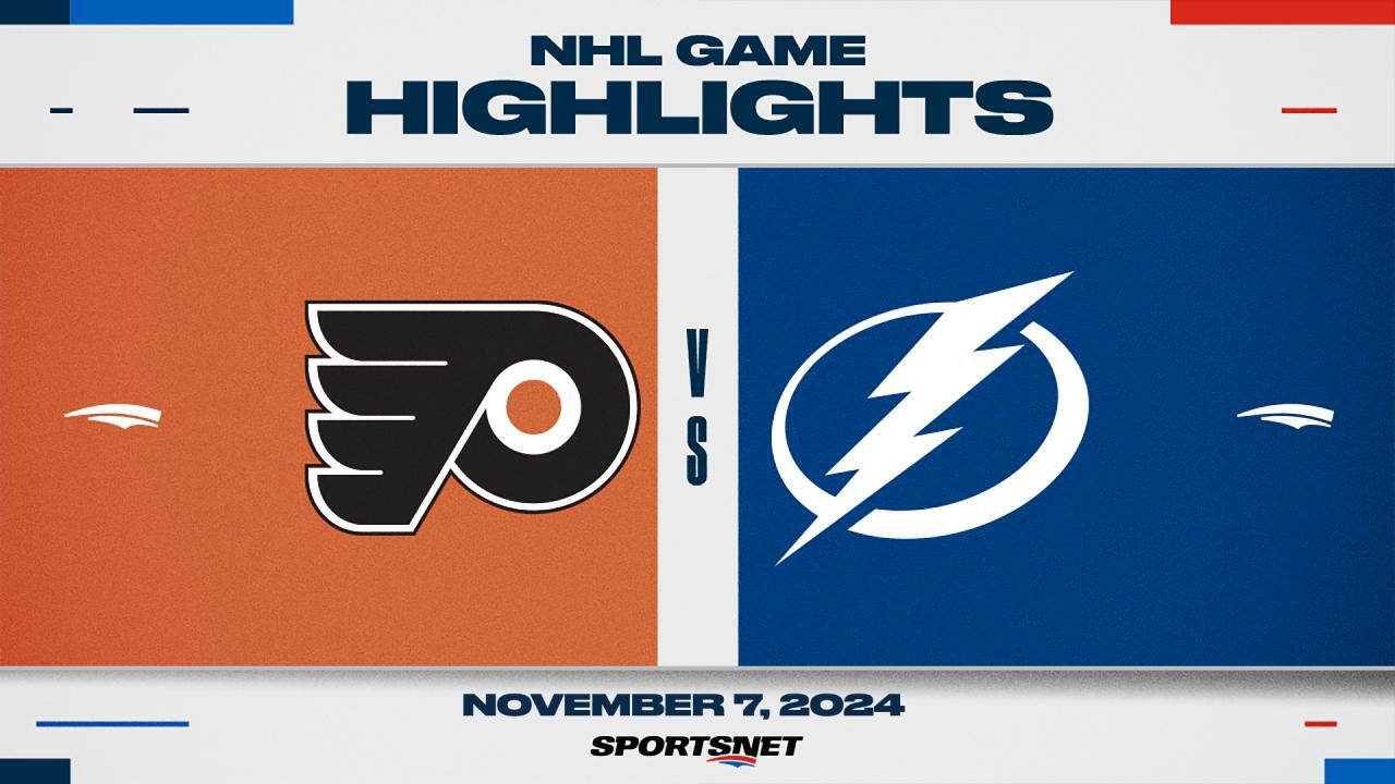 NHL Highlights: Flyers 2, Lightning 1 (SO)