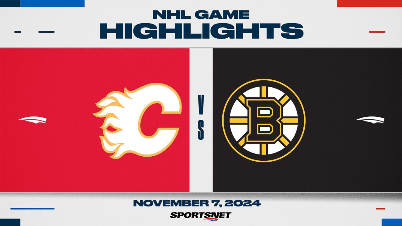 NHL Highlights: Bruins 4, Flames 3 (OT)