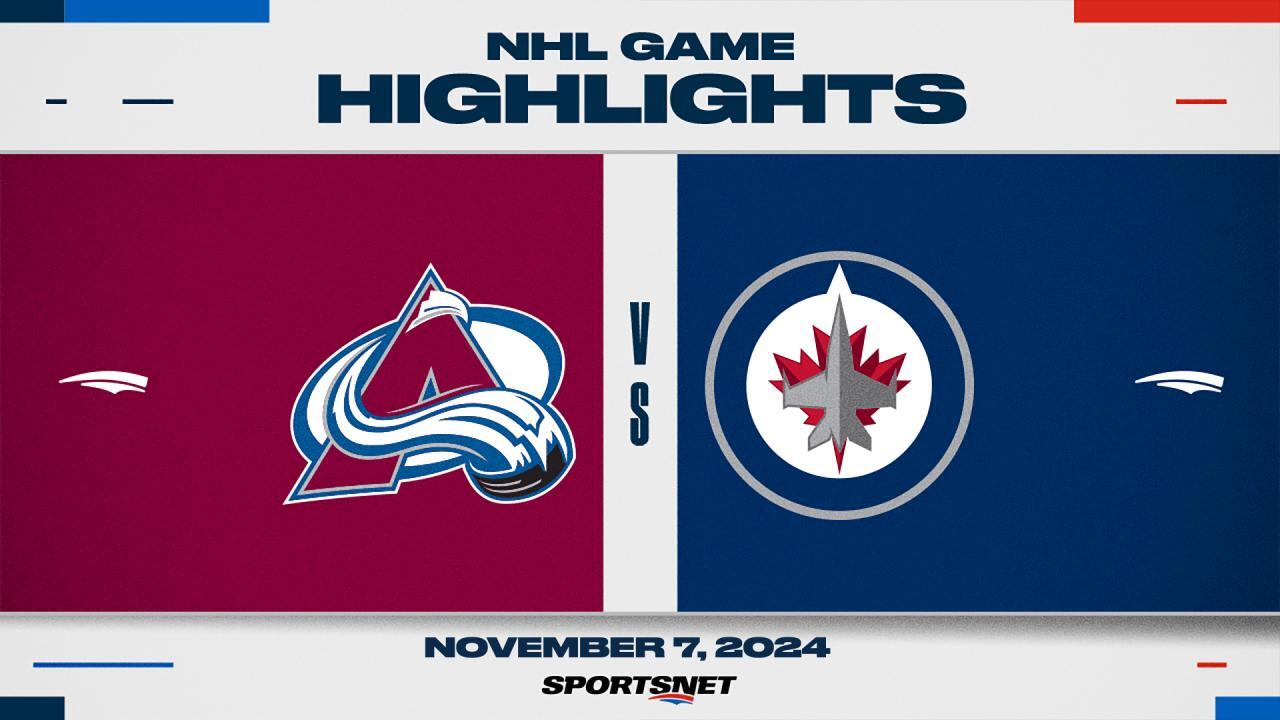 NHL Highlights: Jets 1, Avalanche 0