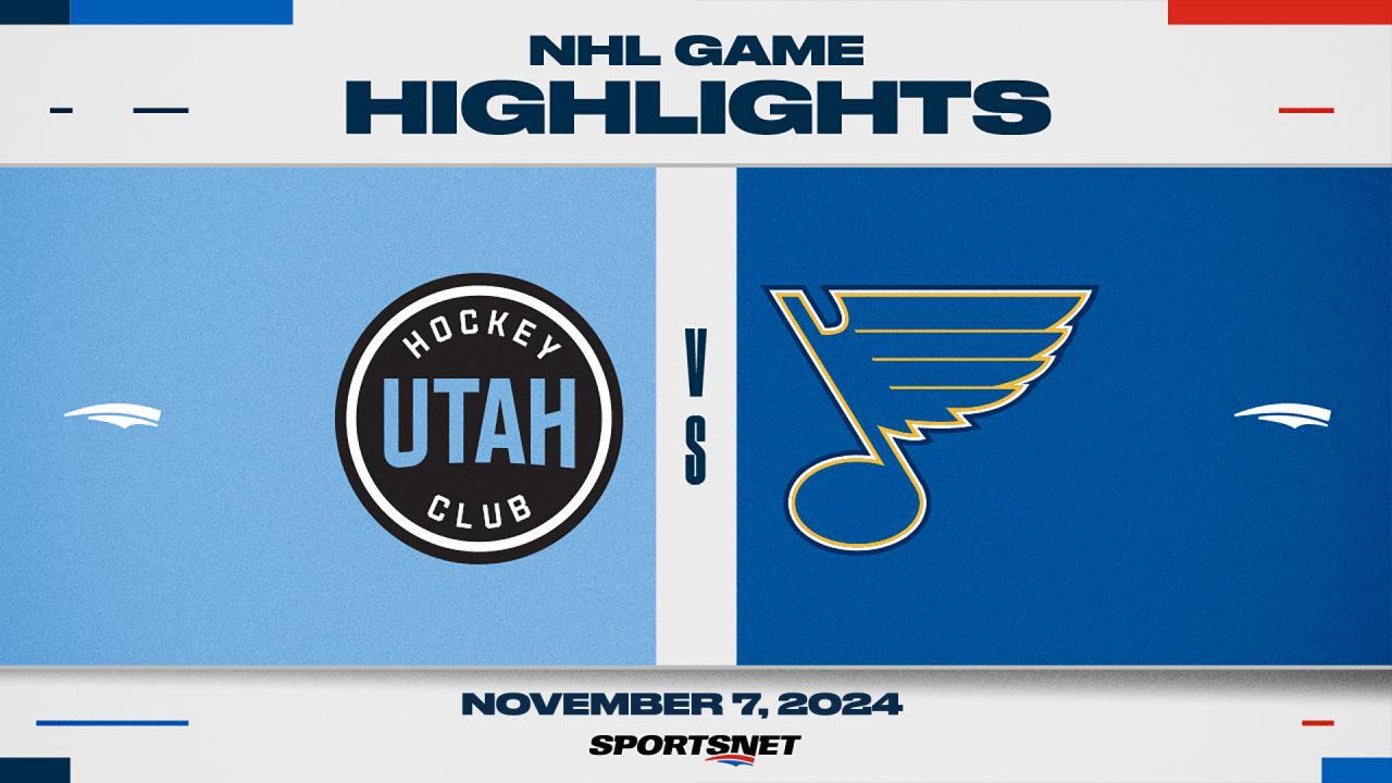 NHL Highlights: Utah HC 4, Blues 2