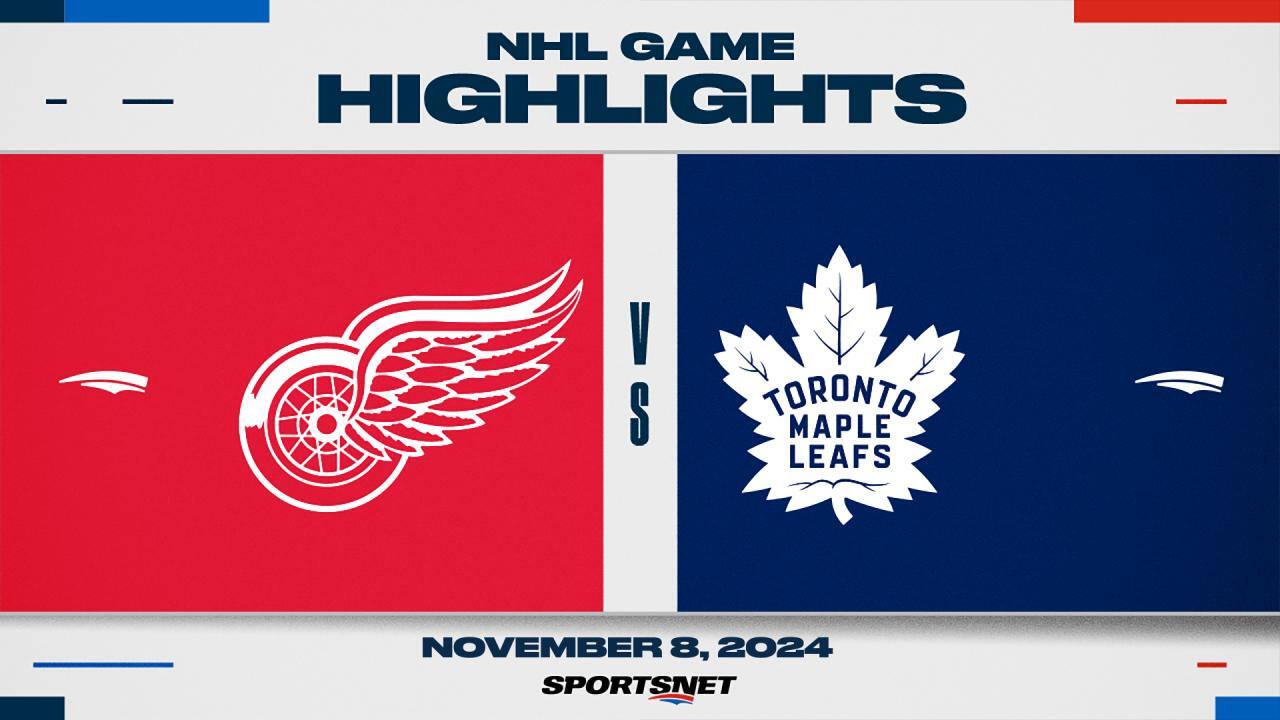 NHL Highlights: Maple Leafs 3, Red Wings 1