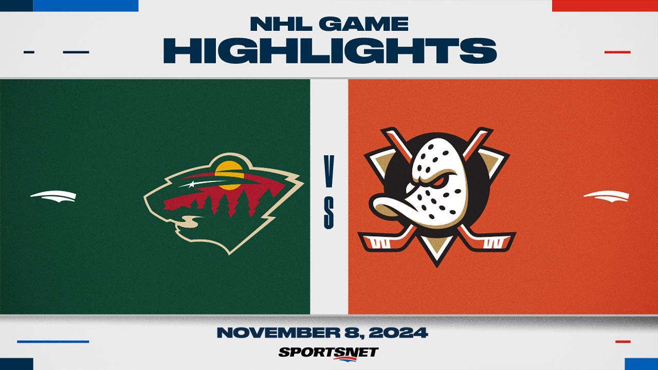 NHL Highlights: Wild 5, Ducks 2