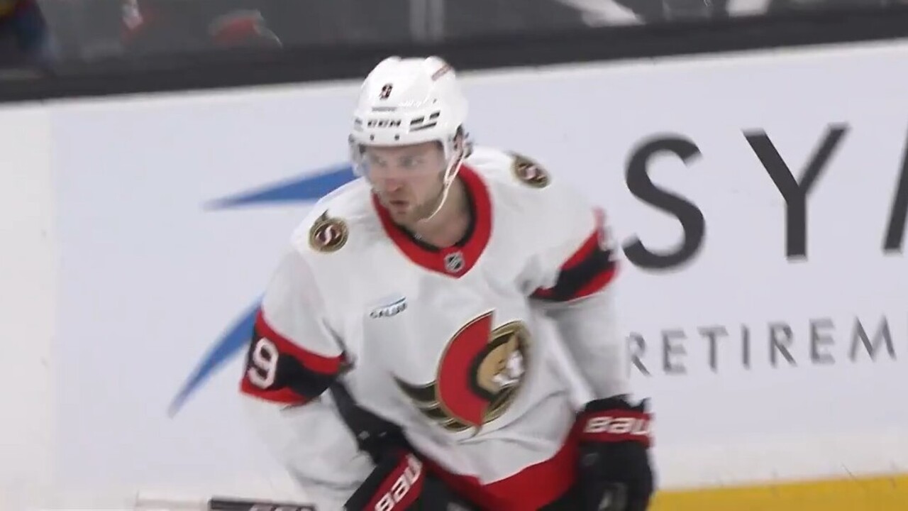 Senators’ Norris beats first period buzzer with power-play snipe