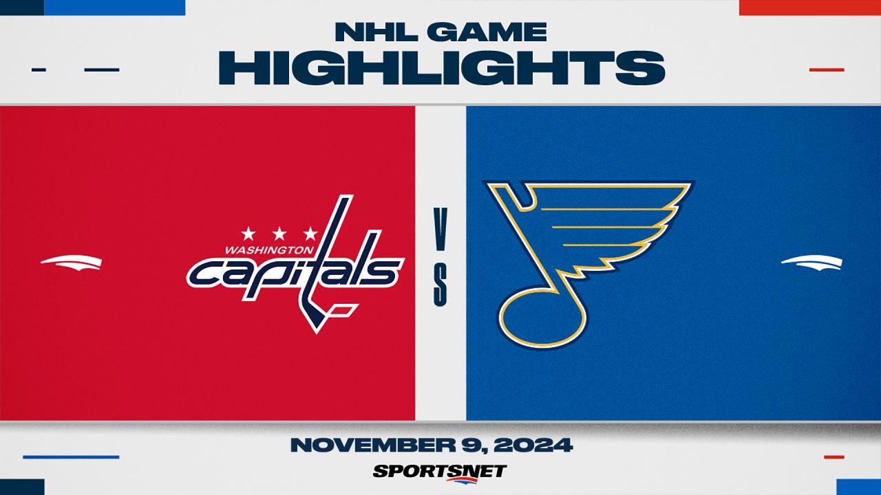 NHL Highlights: Capitals 8, Blues 1