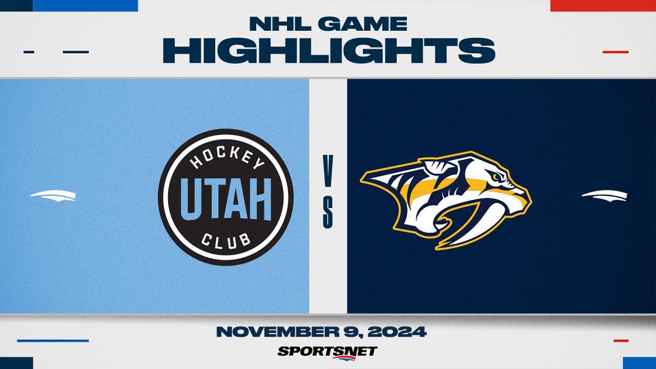 NHL Highlights: Predators 4, Utah HC 0