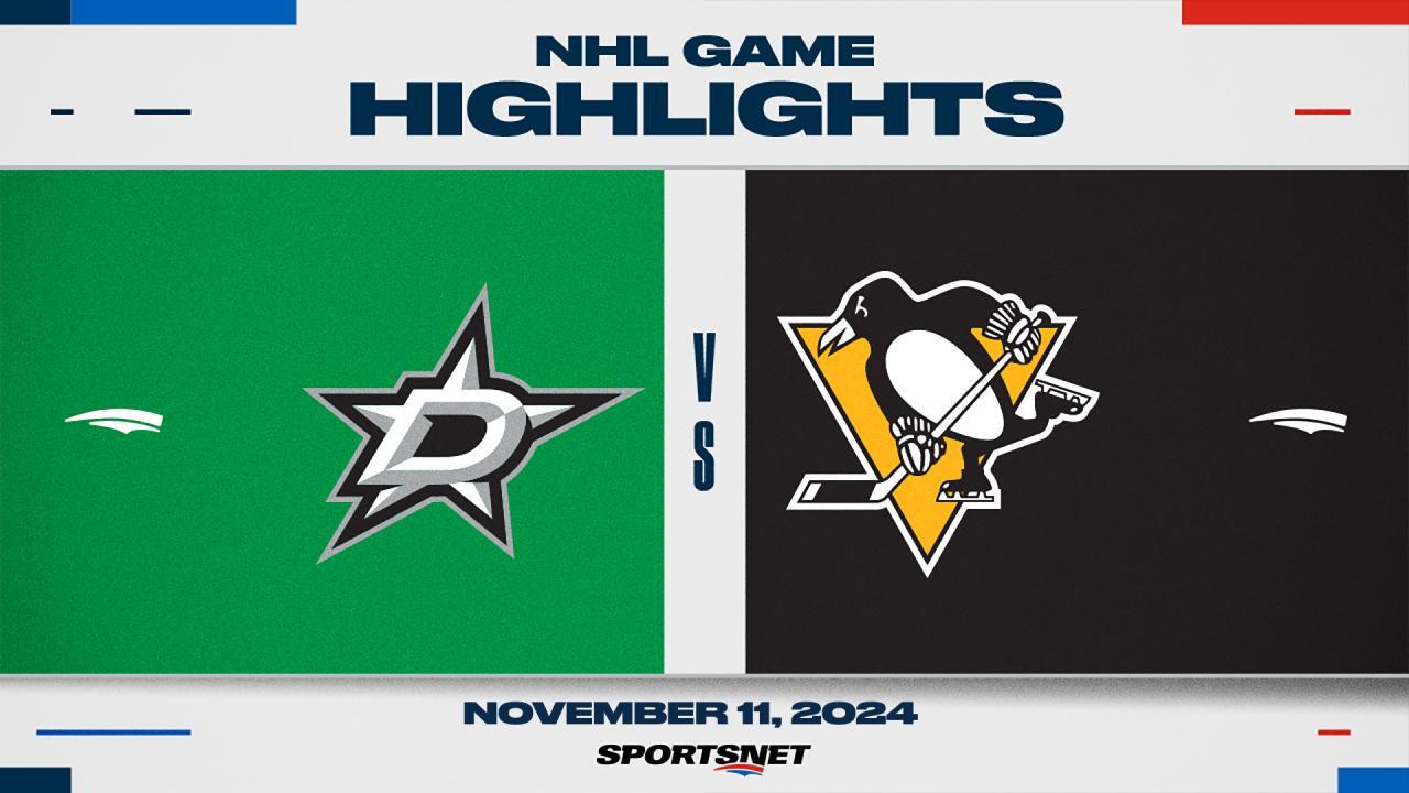 NHL Highlights: Stars 7, Penguins 1