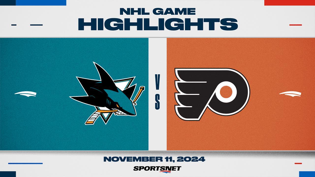 NHL Highlights: Flyers 4, Sharks 3 (SO)